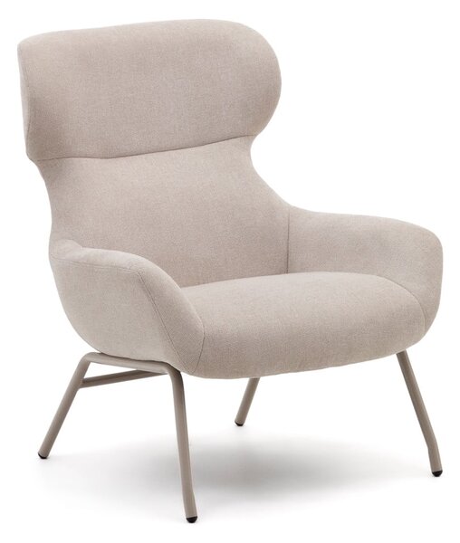 Beżowy fotel Belina – Kave Home