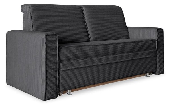 Ciemnoszara rozkładana sofa 168 cm Lucky Lucy – Miuform