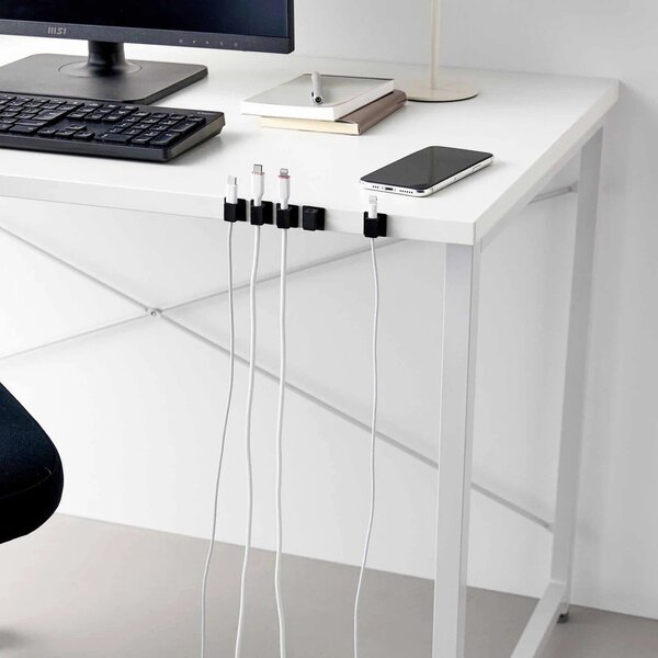 Czarne metalowe organizery zestaw 5 szt. na kable Smart – YAMAZAKI