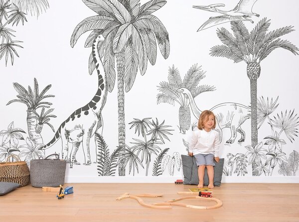 Tapeta dziecięca 400 cm x 248 cm Jurassic Period – Lilipinso