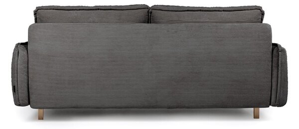 Szara sztruksowa rozkładana sofa 218 cm Tori – Bonami Selection