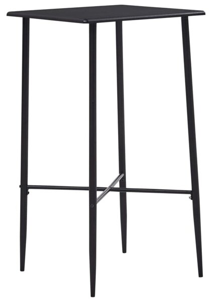 Stolik barowy, czarny, 60 x 60 x 111 cm, mdf