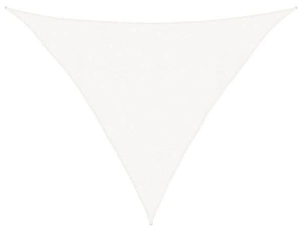 Żagiel przeciwsłoneczny, 160 g/m², biały, 4x4x5,8 m, hdpe