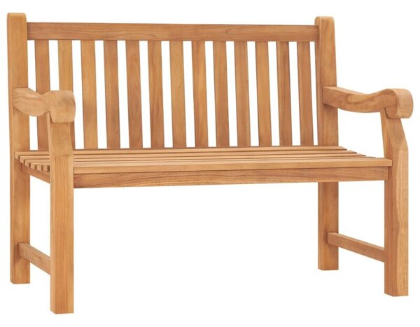 Ławka ogrodowa, 114 cm, lite drewno tekowe