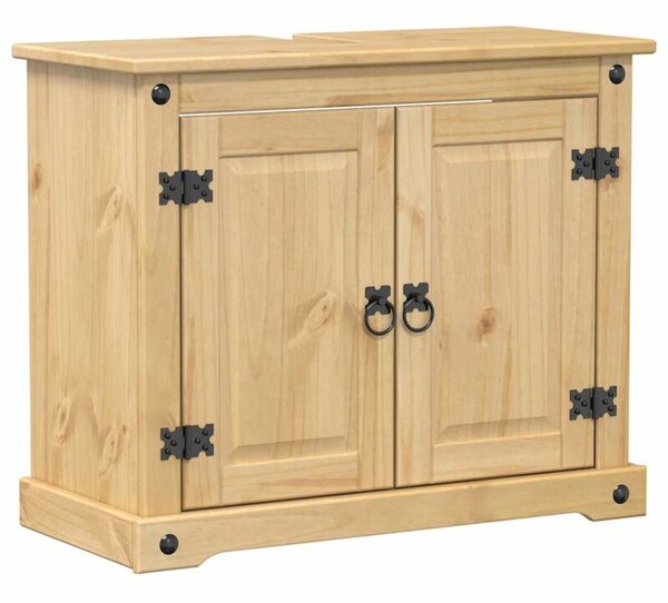 Szafka pod umywalkę corona, 73x33x60 cm, lite drewno sosnowe