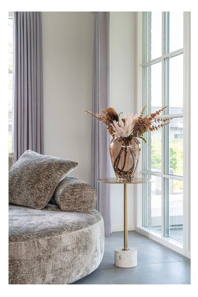 Brązowy szklany wazon (wysokość 29 cm) – House Nordic