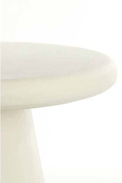 Biały okrągły stolik ø 70 cm Kulona – Light & Living