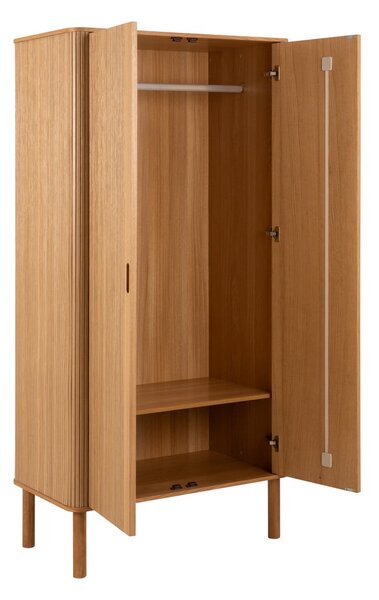 Szafa w dekorze dębu w naturalnym kolorze 100x200x55 cm Langley – Actona
