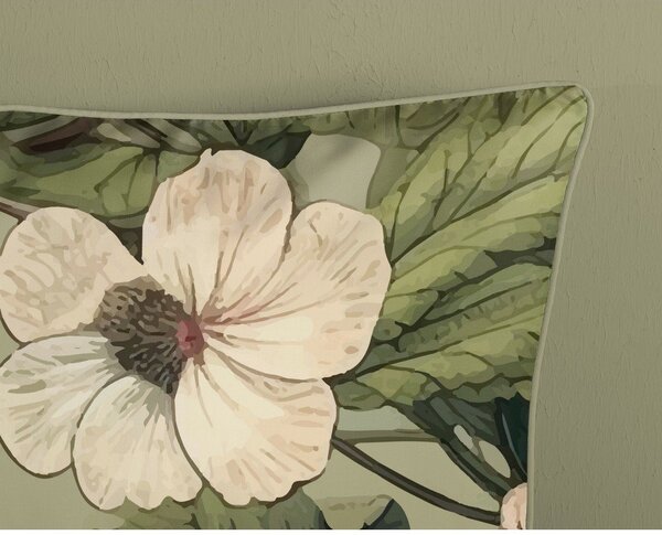 Pościel jednoosobowa z satyny bawełnianej w kolorze khaki 140x220 cm Onaz – Descanso