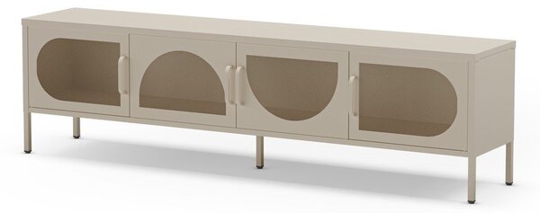 Kremowa szafka pod TV 180x50 cm Tayra – Marckeric