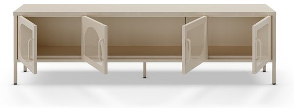 Kremowa szafka pod TV 180x50 cm Tayra – Marckeric