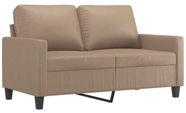 Sofa, 2-osobowa kolor cappuccino, 120 cm, sztuczna skÃ³ra