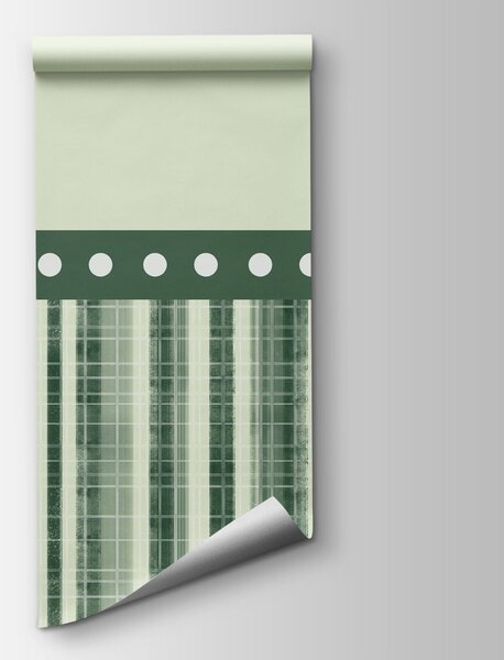 Fototapeta Tapeta w zielono-białe paski, Fototapety Abstrakcja, Popularne Fototapety, t00757 - Tapeko.pl