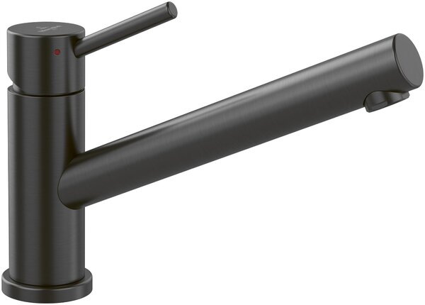 Villeroy & Boch Como - Bateria umywalkowa na zawiasach, antracyt 92570005