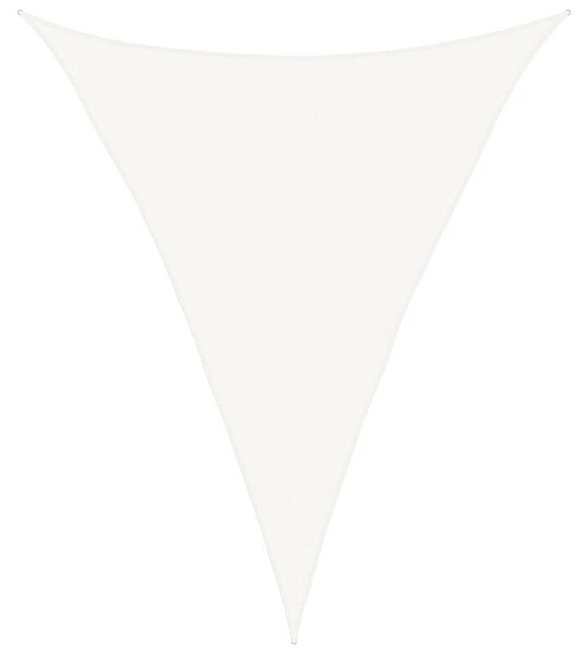 Żagiel przeciwsłoneczny, 160 g/m², biały, 5x6x6 m, hdpe