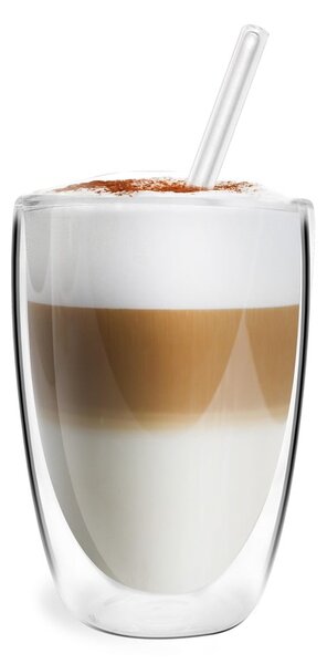 Szklanek kubki do latte podwójną/z ścianką zestaw 6 szt. 350 ml – Vialli Design