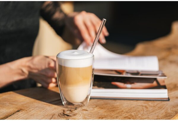 Szklanek kubki do latte podwójną/z ścianką zestaw 6 szt. 350 ml – Vialli Design