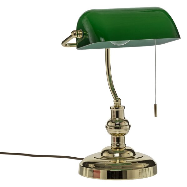 Lampa Stołowa Lindby, Milenka, złoty | mosiężny, salon, metal, antyczny