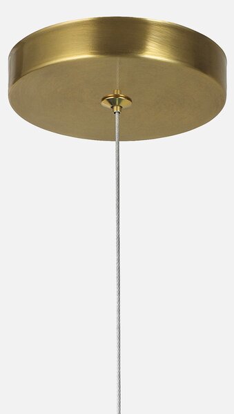 NOWOCZESNA LAMPA WISZĄCA SZCZOTKOWANE ZŁOTO FINO W6