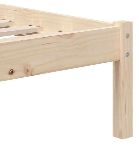 Łóżko z naturalnego drewna sosny 120x200 R9-S24