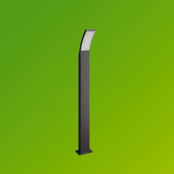 Philips Słupek oświetleniowy LED Splay UE, 96 cm, antracyt, IP44, czarny, aluminium