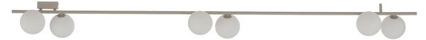 Lampa sufitowa Imelo TK Lighting, możliwość ściemniania, kremowy / amber, sypialnia, szkło