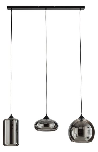 Lampa wisząca Marla Lindby, możliwość ściemniania, aluminiowy / szary / cynkowy, salon / jadalnia, metal, nowoczesny