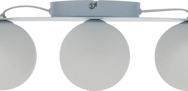 Lampa sufitowa Cloud TK Lighting, możliwość ściemniania, niebieski, pokój dziecięcy, szkło, młodzieżowy