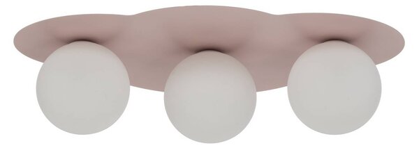 Lampa sufitowa Cloud TK Lighting, możliwość ściemniania, fioletowy / różowy / bladoróżowy, pokój dziecięcy, szkło, młodzieżowy