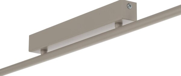 Lampa sufitowa Imelo TK Lighting, możliwość ściemniania, kremowy / amber, sypialnia, szkło