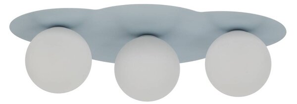 Lampa sufitowa Cloud TK Lighting, możliwość ściemniania, niebieski, pokój dziecięcy, szkło, młodzieżowy