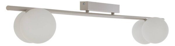 Lampa sufitowa Imelo TK Lighting, możliwość ściemniania, kremowy / amber, sypialnia, szkło