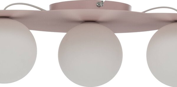 Lampa sufitowa Cloud TK Lighting, możliwość ściemniania, fioletowy / różowy / bladoróżowy, pokój dziecięcy, szkło, młodzieżowy