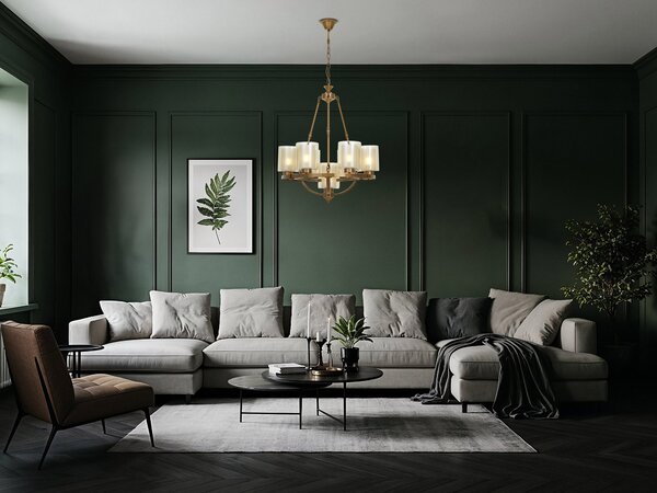 LAMPA WISZĄCA LOFT MOSIĘŻNA SANTINI W7