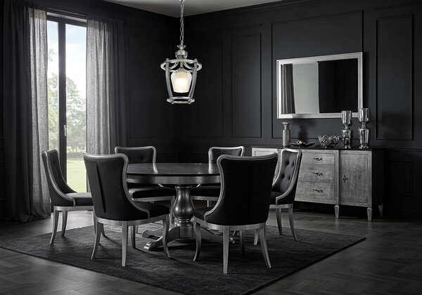 LAMPA WISZĄCA LOFT CHROMOWANA BROOKLYN W1