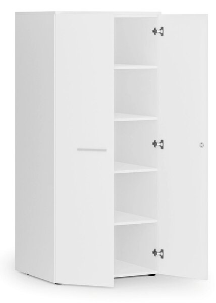 Szafa biurowa z drzwiami PRIMO WHITE, 1781 x 800 x 600 mm, biały
