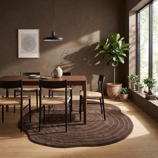 Brązowy dywan 160x230 cm Pebble – ESTE