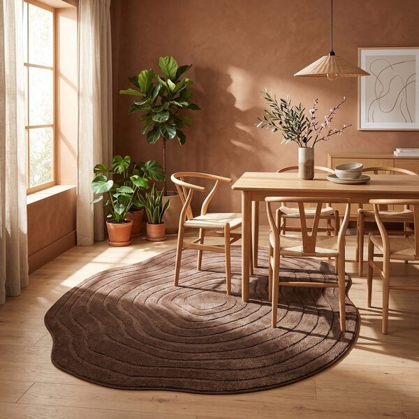Brązowy dywan 160x230 cm Pebble – ESTE