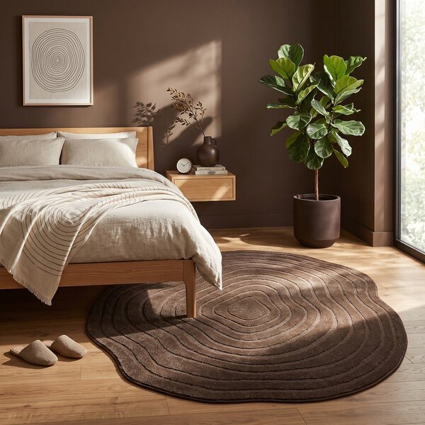 Brązowy dywan 160x230 cm Pebble – ESTE