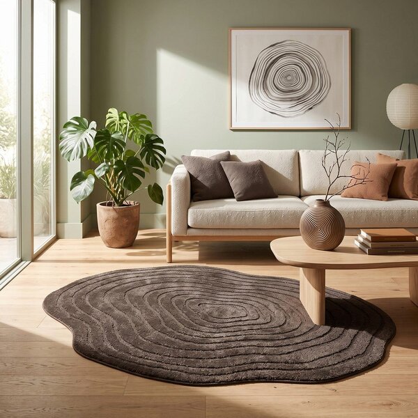 Brązowy dywan 160x230 cm Pebble – ESTE