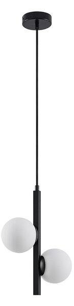 Lampa Wisząca Lucande, Emarin, ściemnialny, czarny, salon, metal, nowoczesny