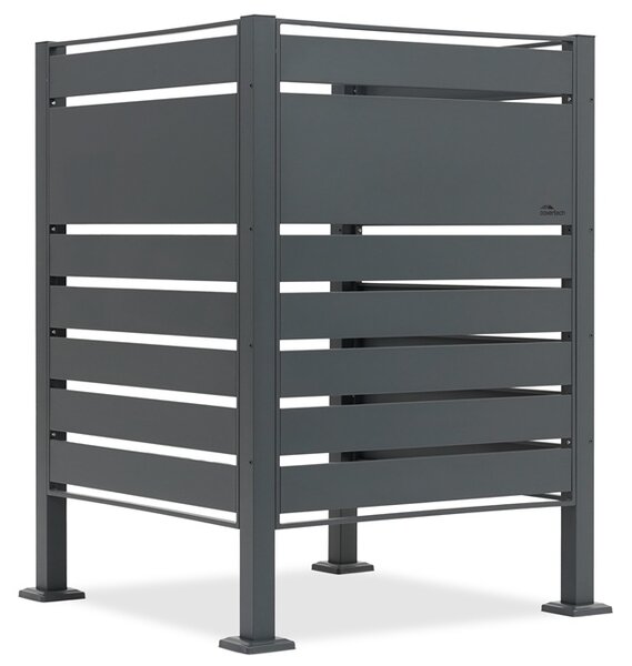 Osłona na kosz na śmieci 120l lub 240l Halen CoverTech antracyt