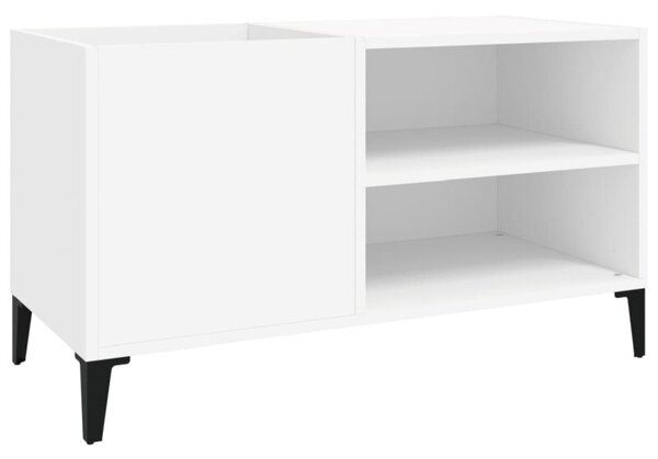 Szafka na pÅyty, biaÅa, 84,5x38x48 cm, materiaÅ drewnopochodny