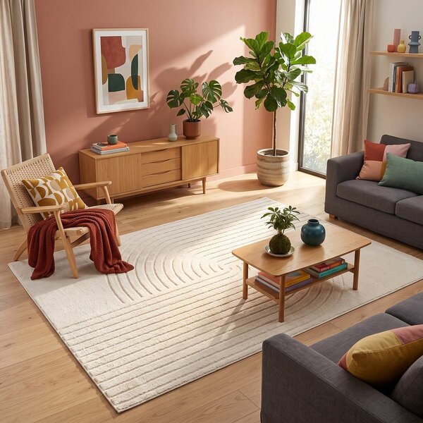 Kremowy dywan 200x290 cm Solace – ESTE