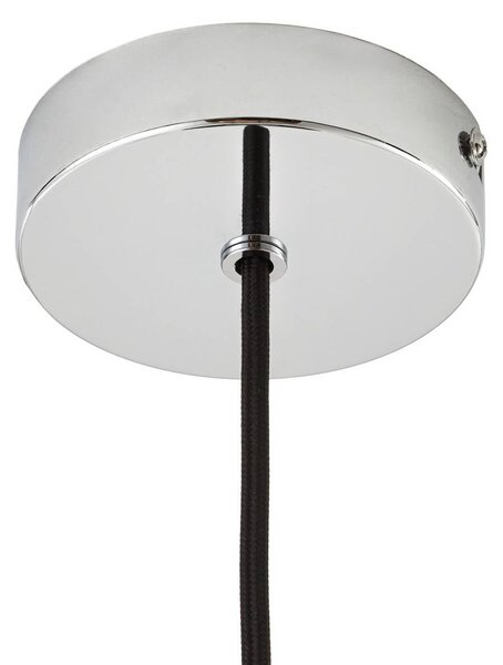 Lampa wisząca Branford Lindby, możliwość ściemniania, brązowy / rdzawy, salon / jadalnia, metal, vintage