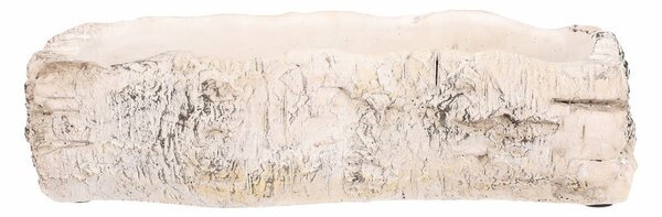 Osłonka na kwiaty - skrzynka, imitacja brzozy, 24 x 10 x 7 cm, 24 cm