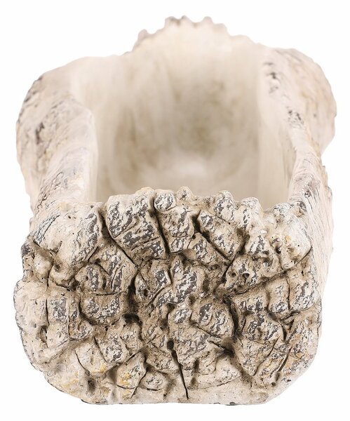 Osłonka na kwiaty - skrzynka, imitacja brzozy, 32 x 12 x 8 cm, 32 cm