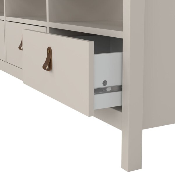 Szarobeżowa szafka pod TV 151x54x38 cm Madrid – Tvilum