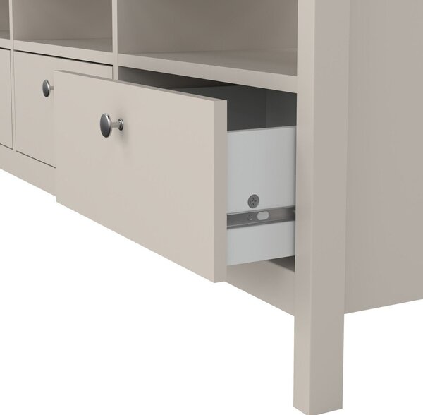Szarobeżowa szafka pod TV 151x54x38 cm Madrid – Tvilum