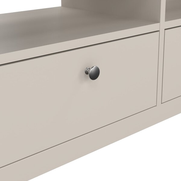 Szarobeżowa szafka pod TV 151x54x38 cm Madrid – Tvilum